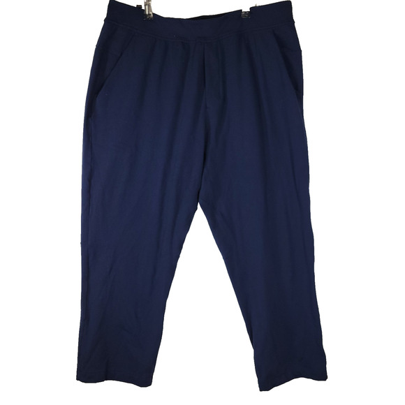 Lululemon Sweatpants Mens XL Blue Straight Leg Athleisure Comfy Pants Casual - Picture 1 of 11